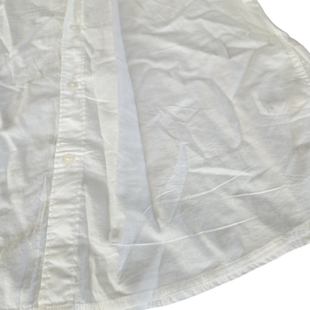 White H&M button up short sleeve - Picture 8 of 12